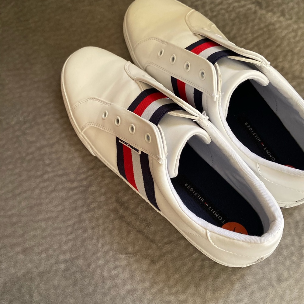 Tommy Hilfiger slip on sneakers . Worn once